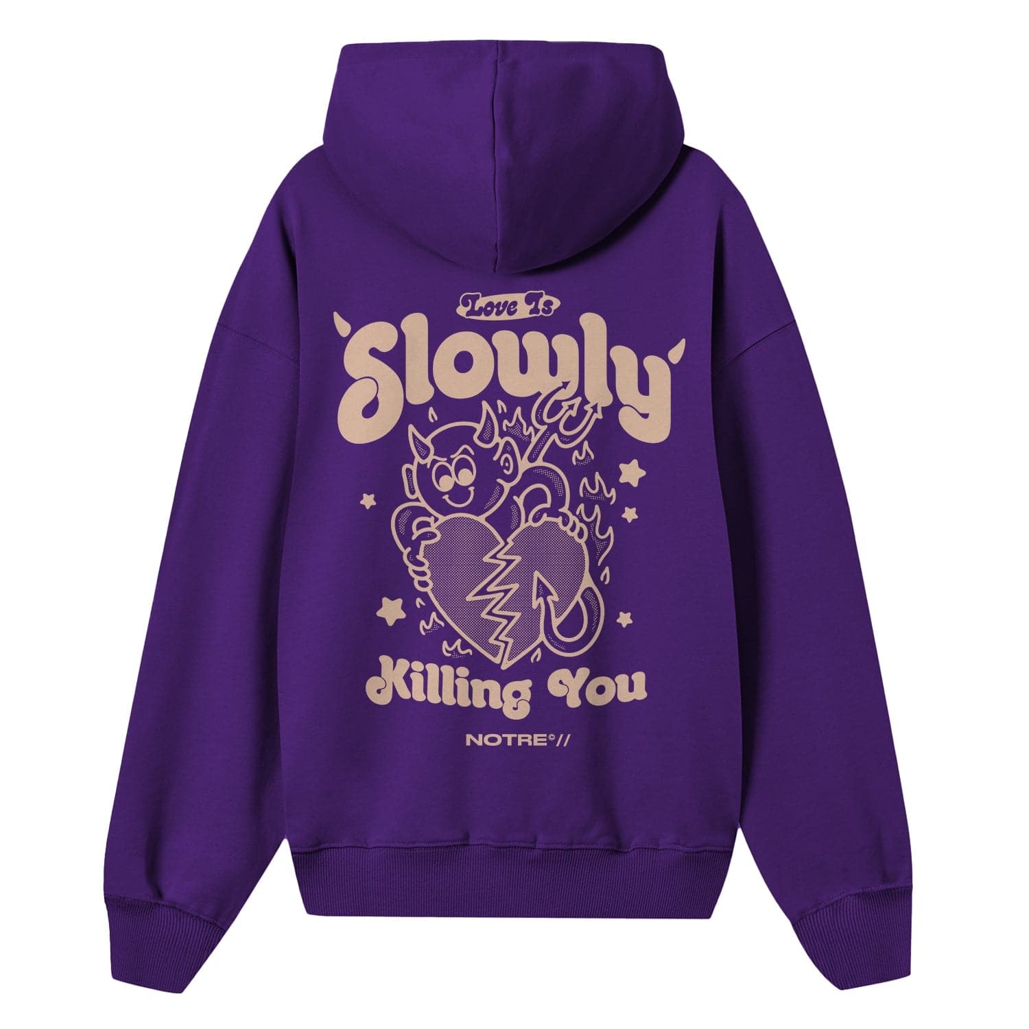 Felpa Hoodie Notre Slowly - not for resale