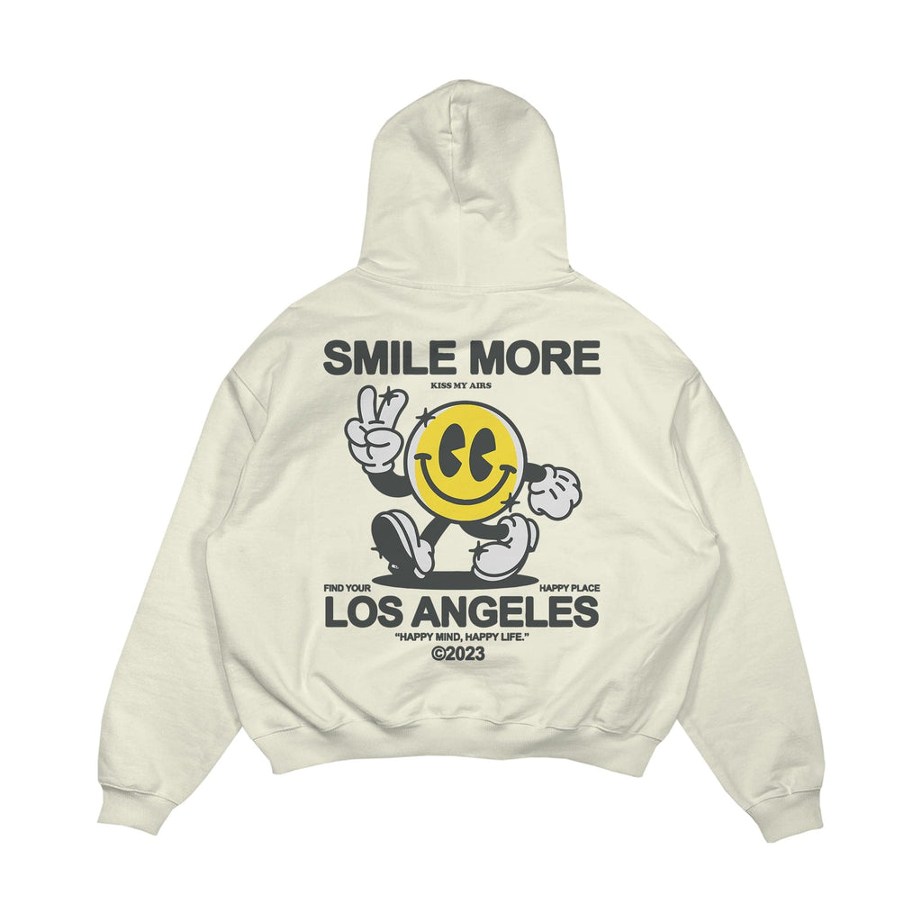 Felpa Hoodie KISS MY AIRS Smile More - not for resale