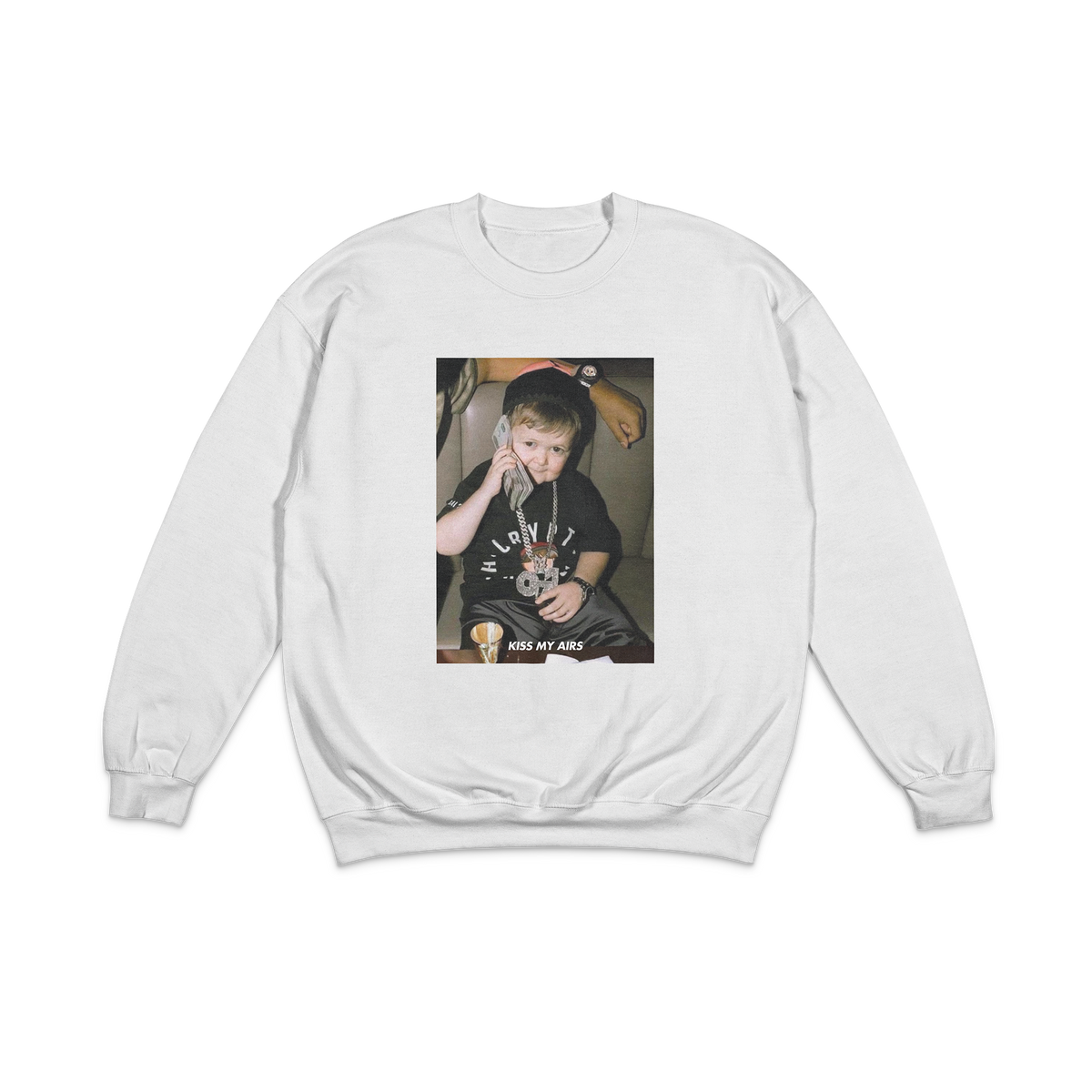 KISS MY AIRS Iconic Hasbulla Crewneck