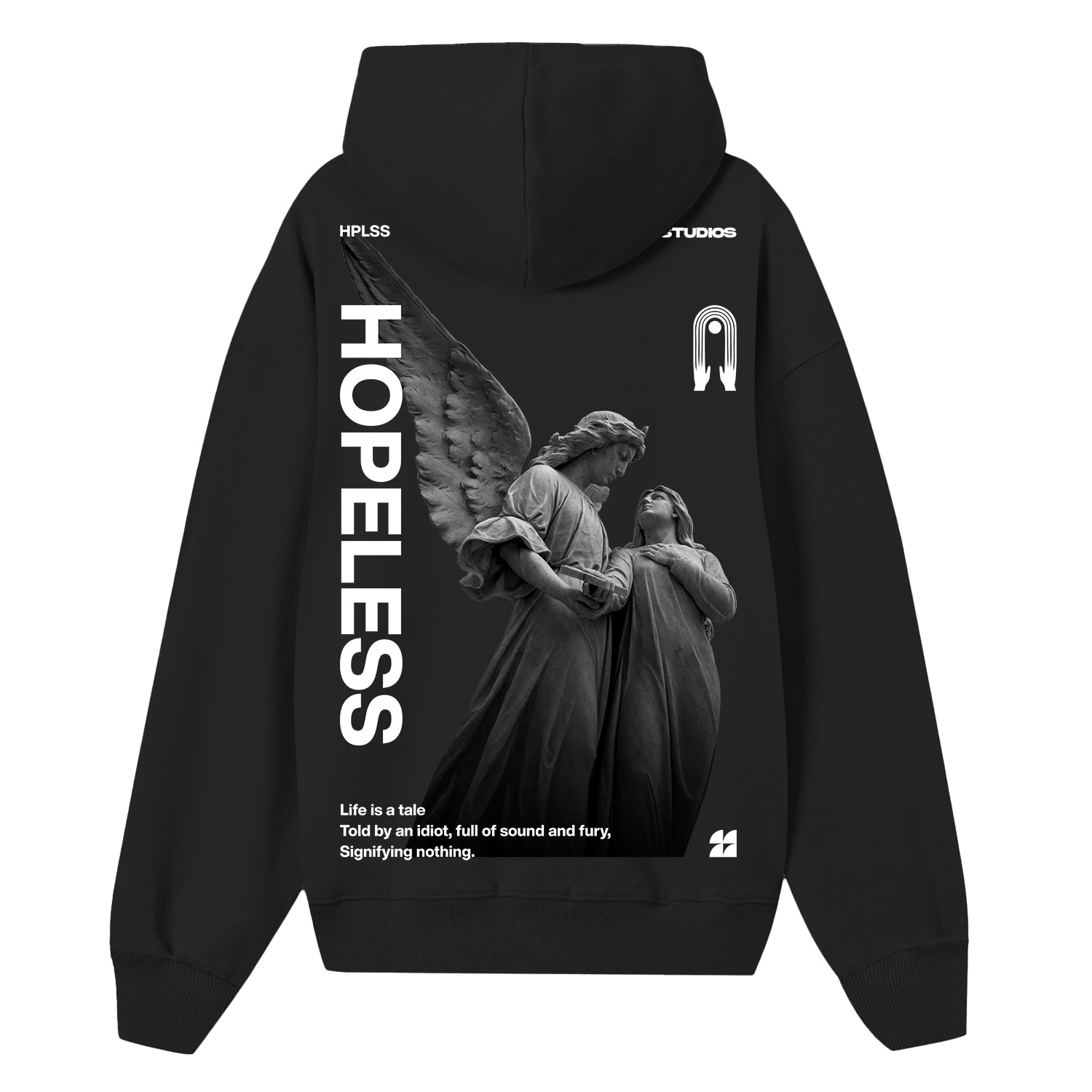 Felpa Hoodie Deltanove Hopeless 24H EXPRESS SHIPMENT - not for resale