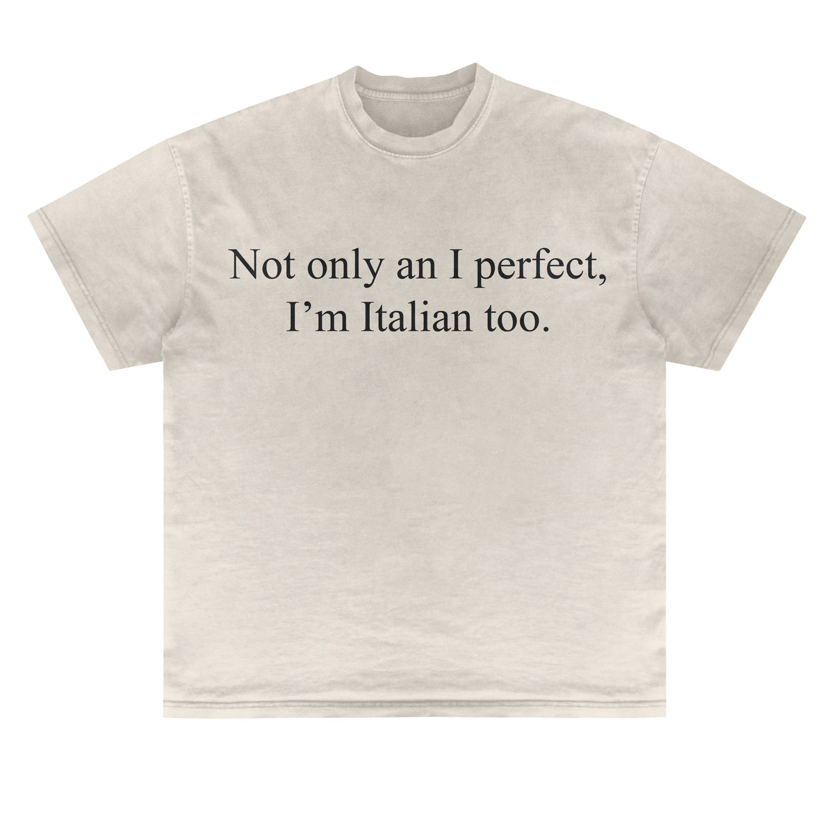 KMA Captions T-shirt I'm Italian too