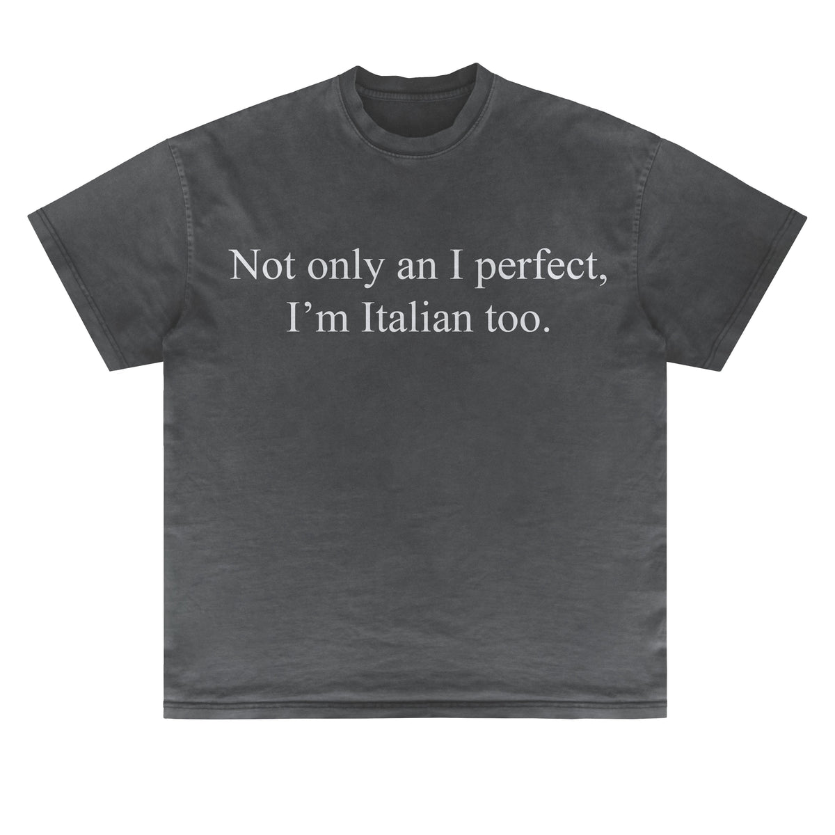 KMA Captions T-shirt I'm Italian too