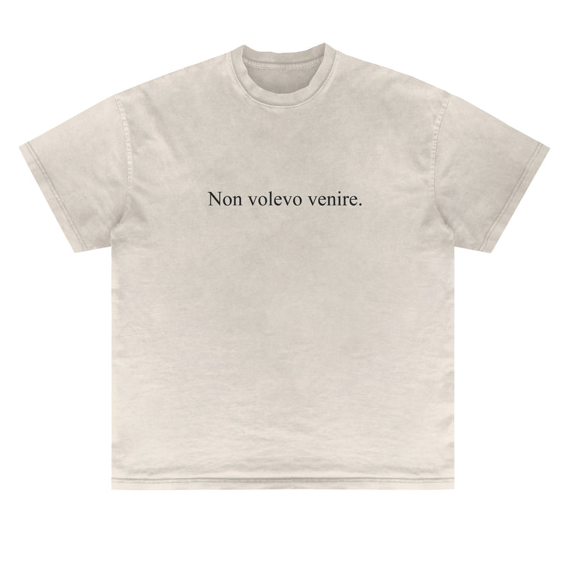 T-shirt KMA Captions Non volevo venire