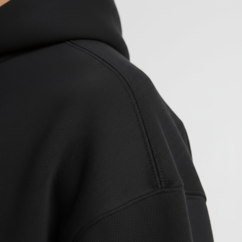 Premium ESSENTIAL Zip Hoodie 330g BLACK