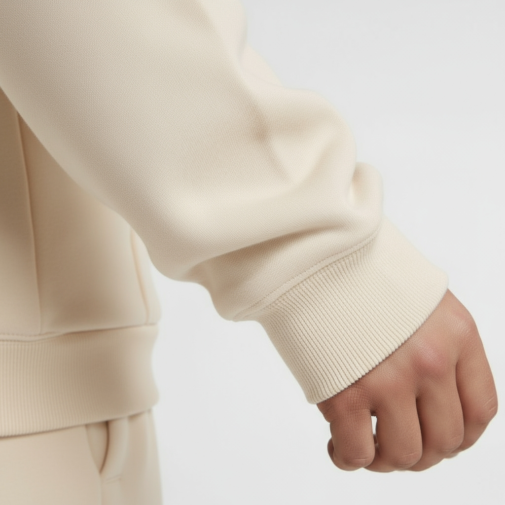 Zip Hoodie ESSENTIAL Premium 330gr WARM OFF-WHITE