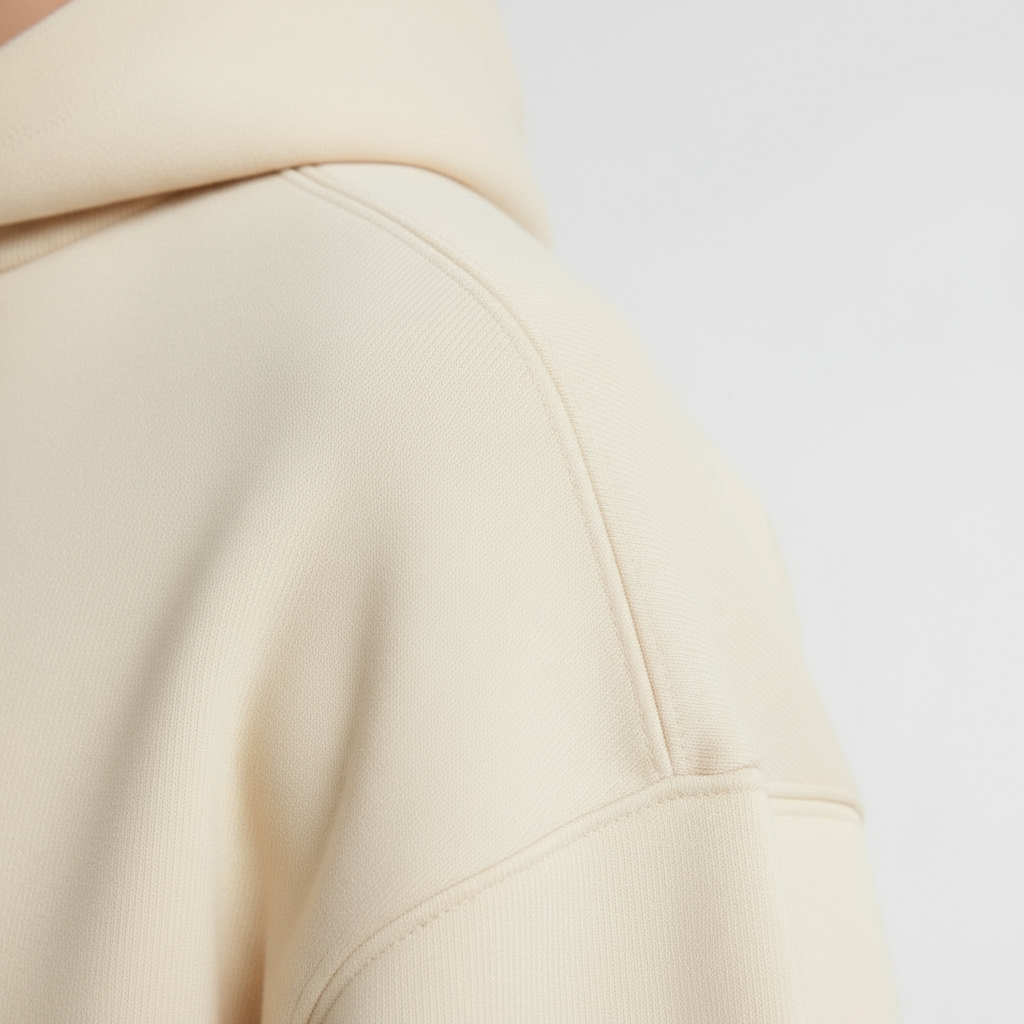 Zip Hoodie ESSENTIAL Premium 330gr WARM OFF-WHITE