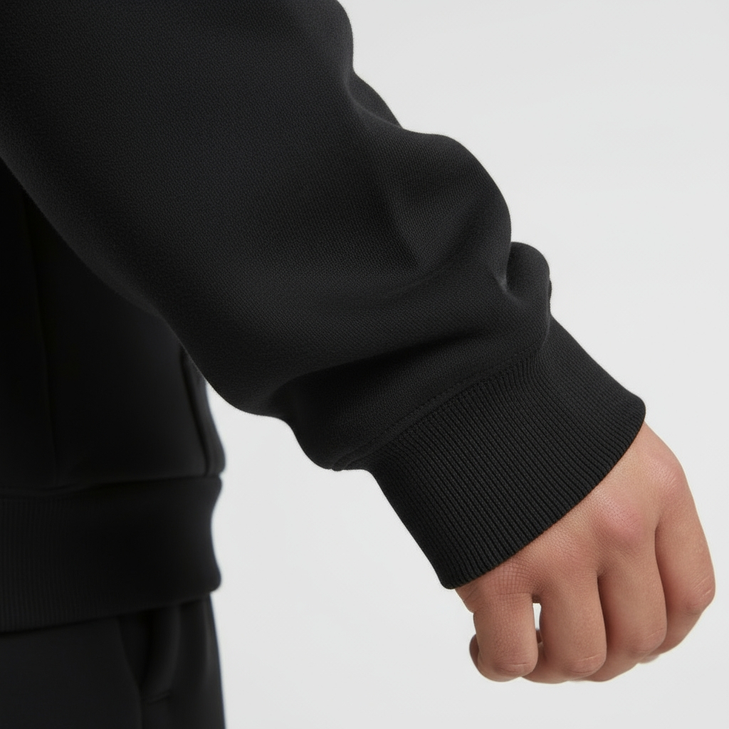 Premium ESSENTIAL Zip Hoodie 330g BLACK