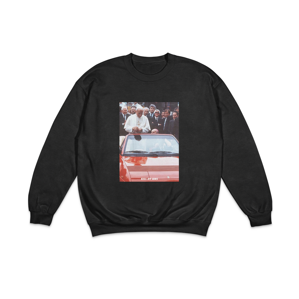 Crewneck KISS MY AIRS Iconic Pope
