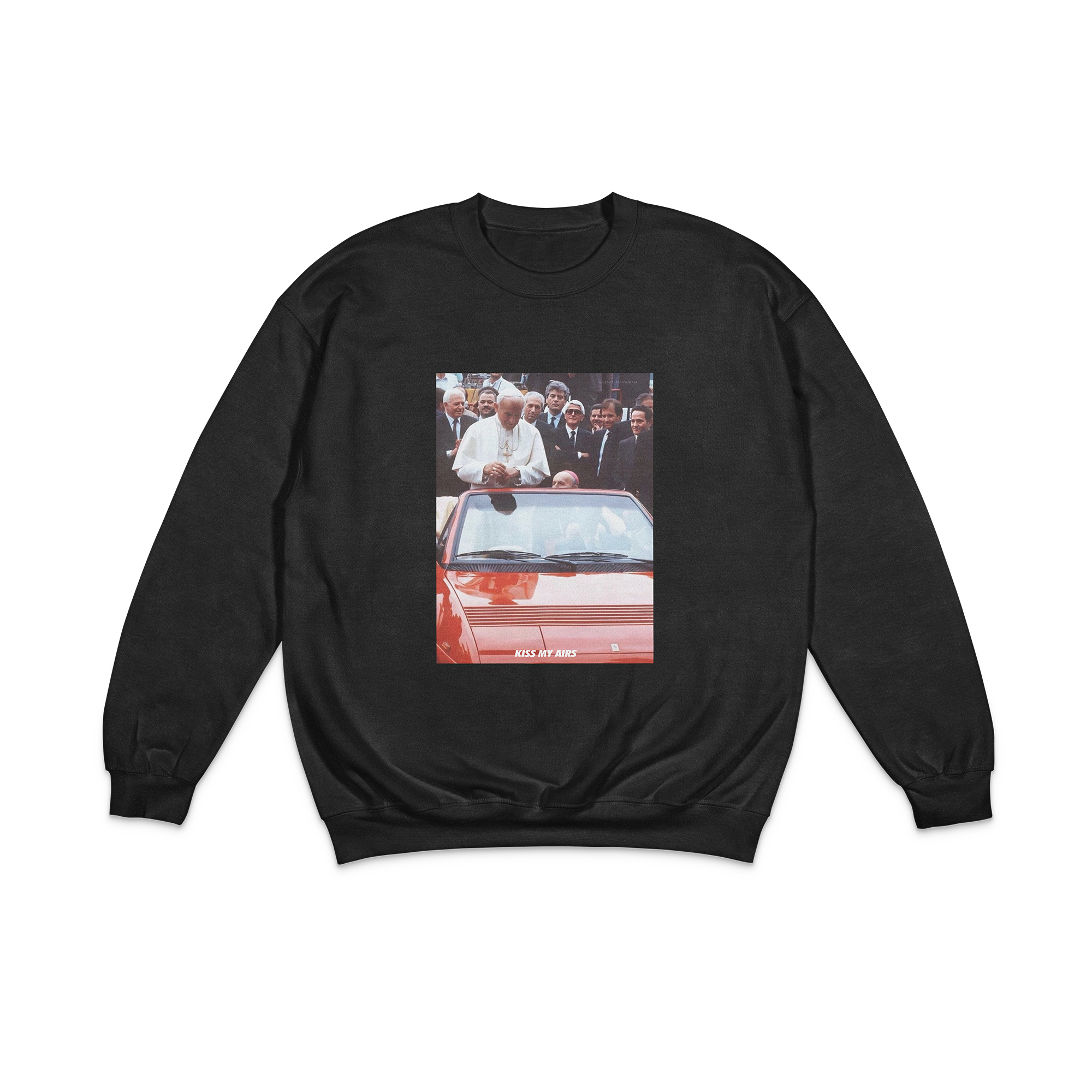 Crewneck KISS MY AIRS Iconic Pope
