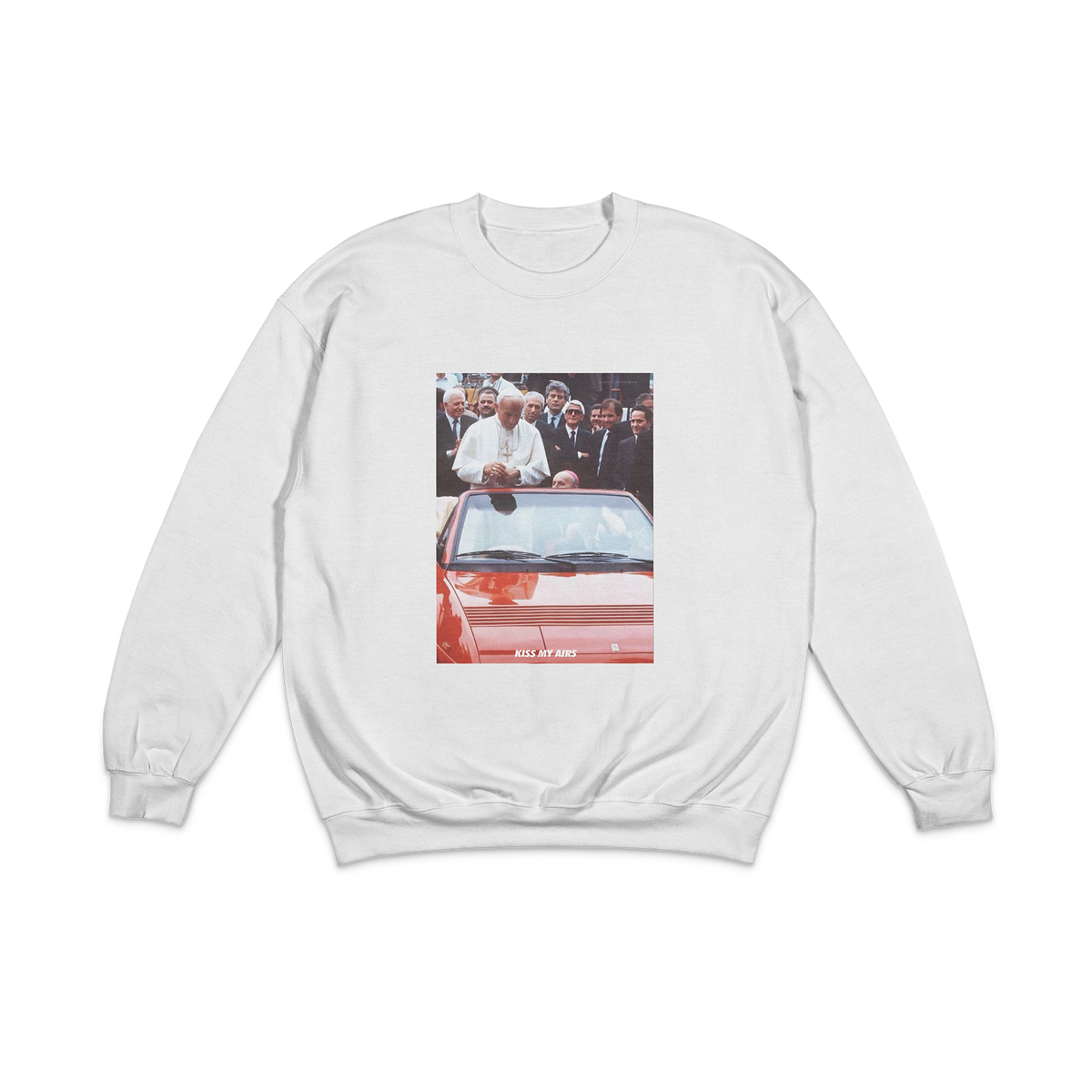 Crewneck KISS MY AIRS Iconic Pope