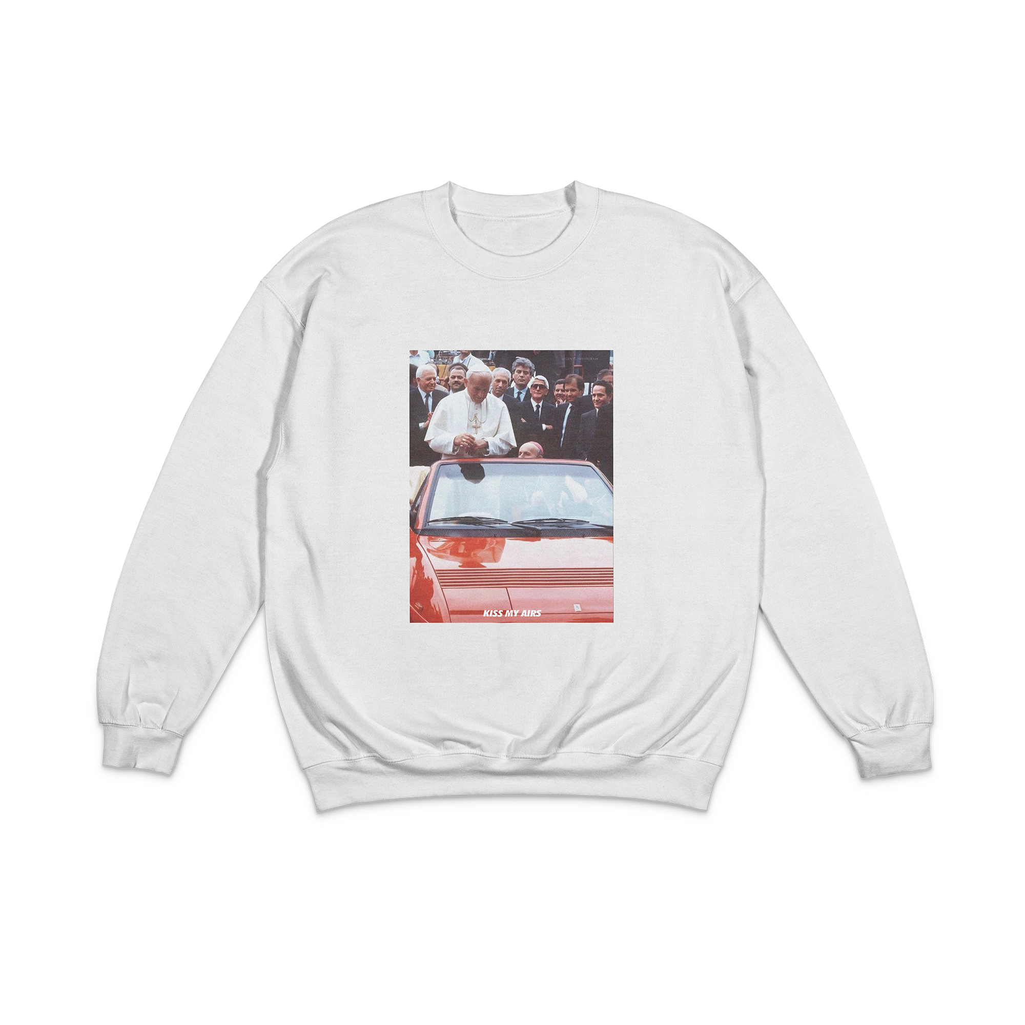 Crewneck KISS MY AIRS Iconic Pope