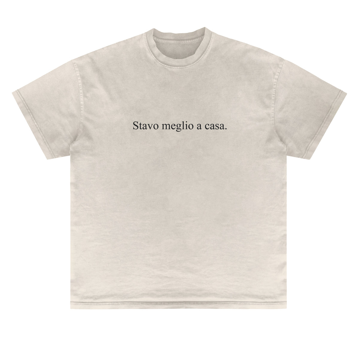 T-shirt KMA Captions Stavo meglio a casa