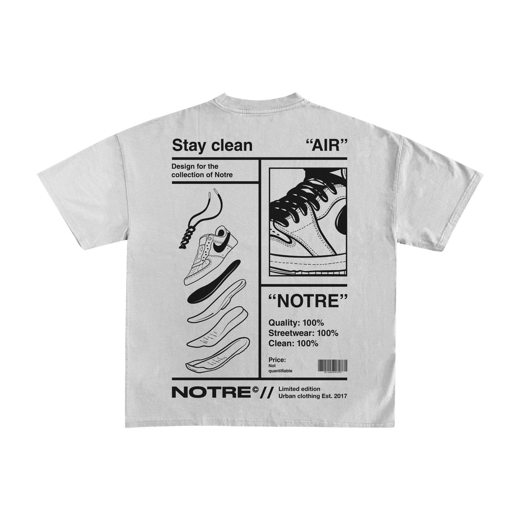 T-shirt Notre stay clean - not for resale