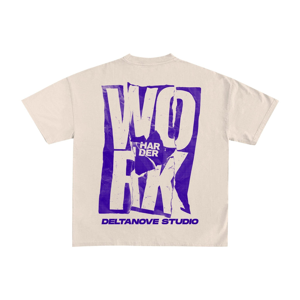 T-Shirt Deltanove Work Hard - not for resale