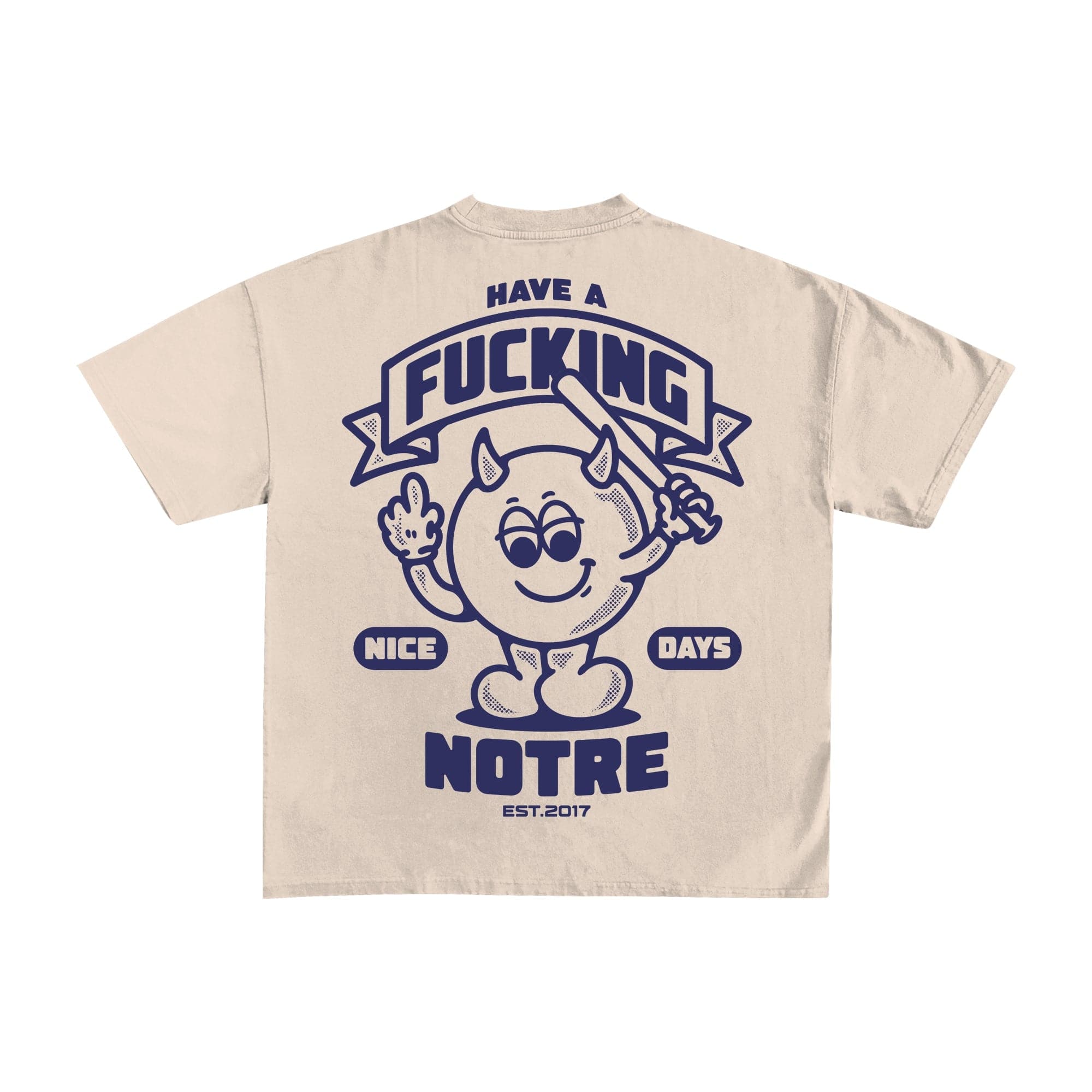 T-shirt Notre Fu*king day - not for resale