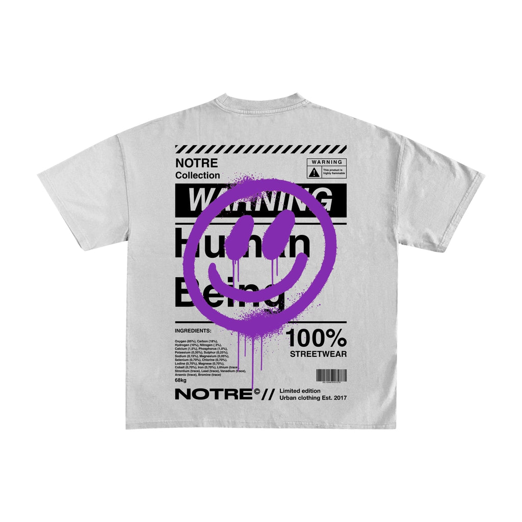 T-shirt Notre Human Being - not for resale