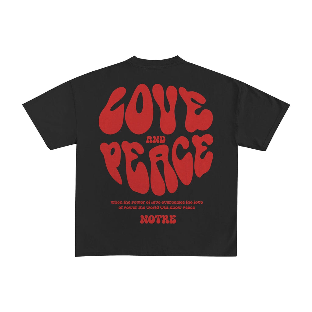 T-shirt Notre Love & Peace - not for resale