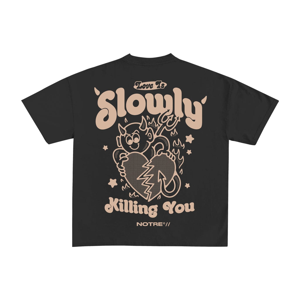 T-shirt Notre Slowly - not for resale