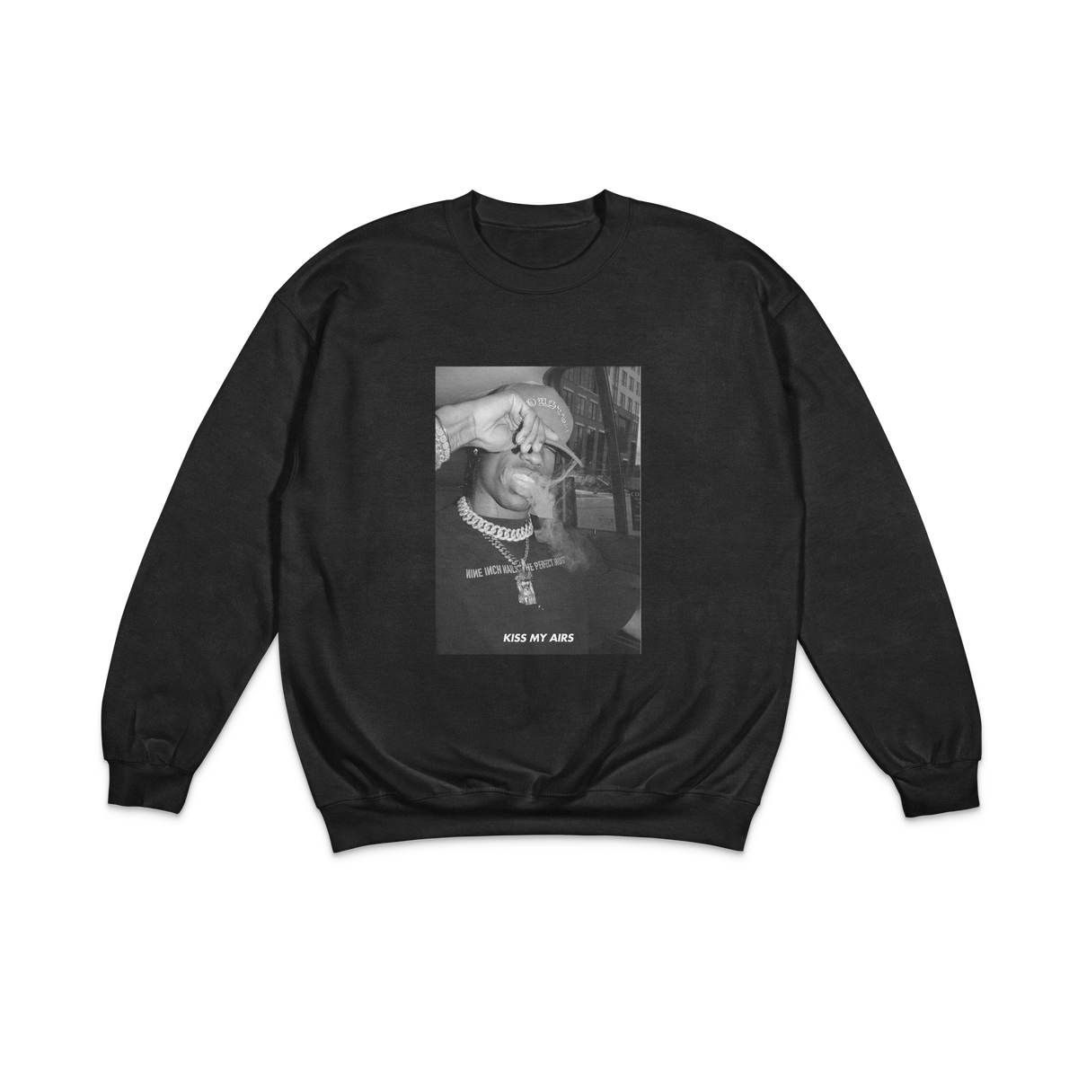 KISS MY AIRS Iconic Travis Crewneck