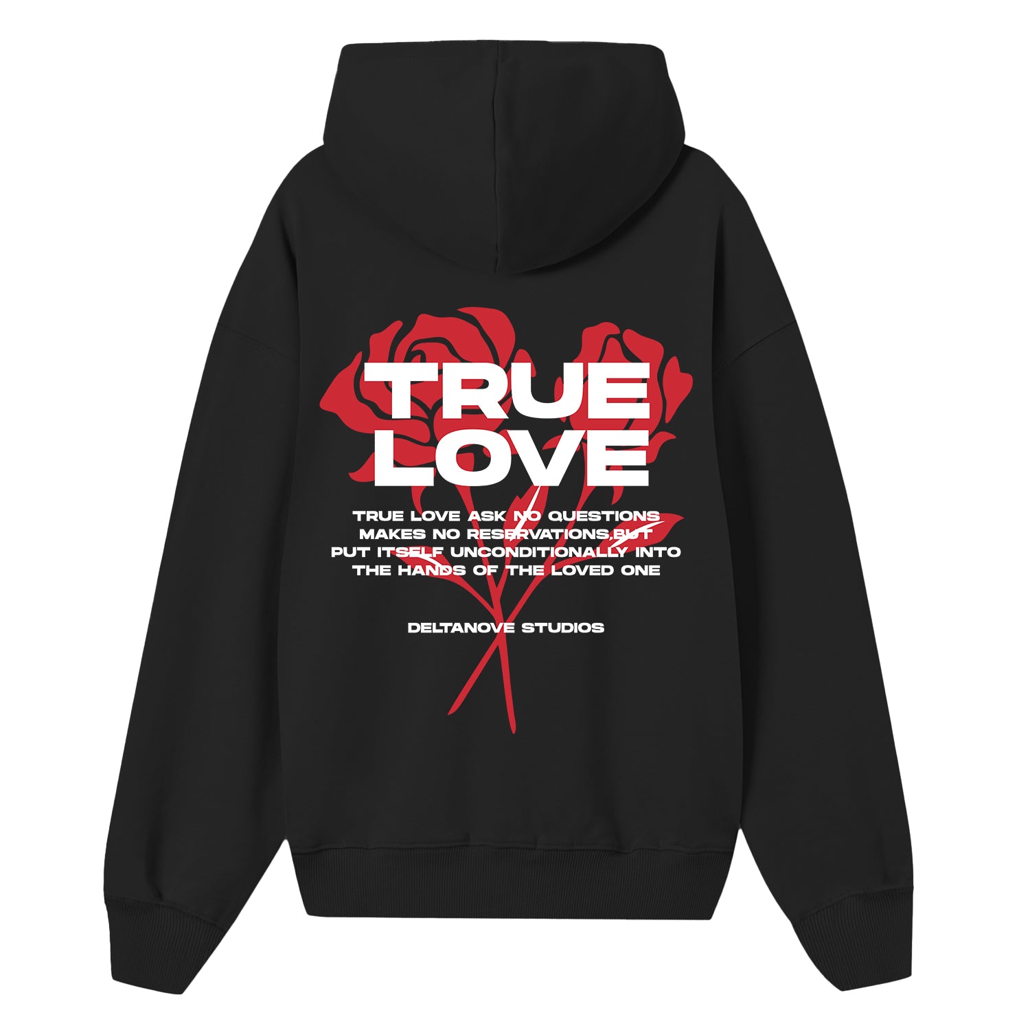 Felpa Hoodie Deltanove True love 24H Express Shipment - not for resale