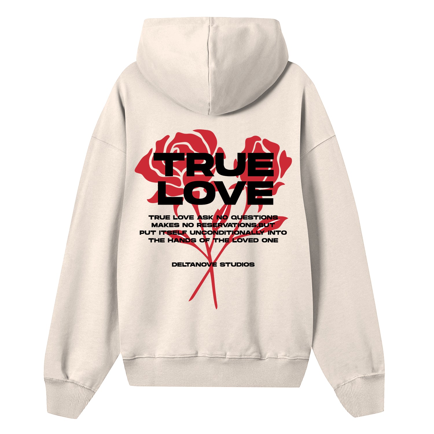 Felpa Hoodie Deltanove True love 24H Express Shipment - not for resale