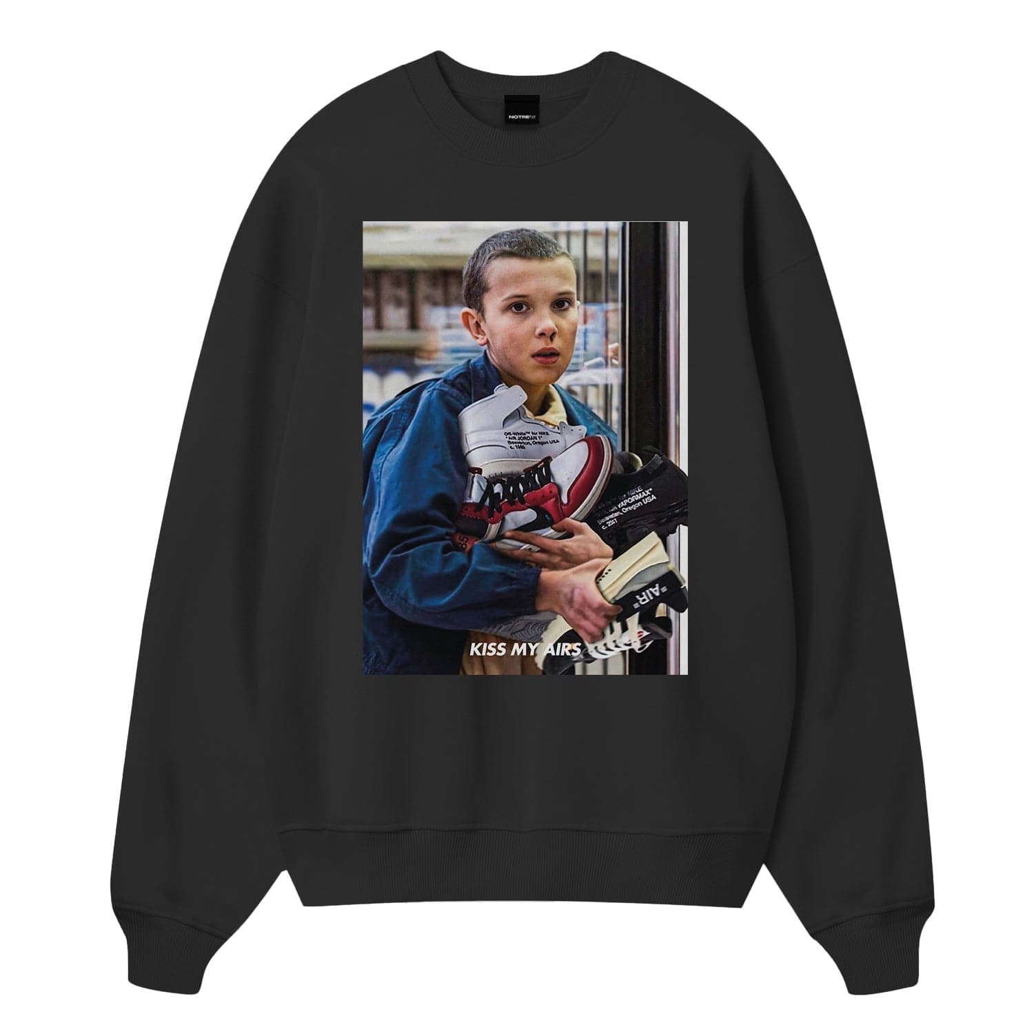 Crewneck KISS MY AIRS Iconic Undi - not for resale