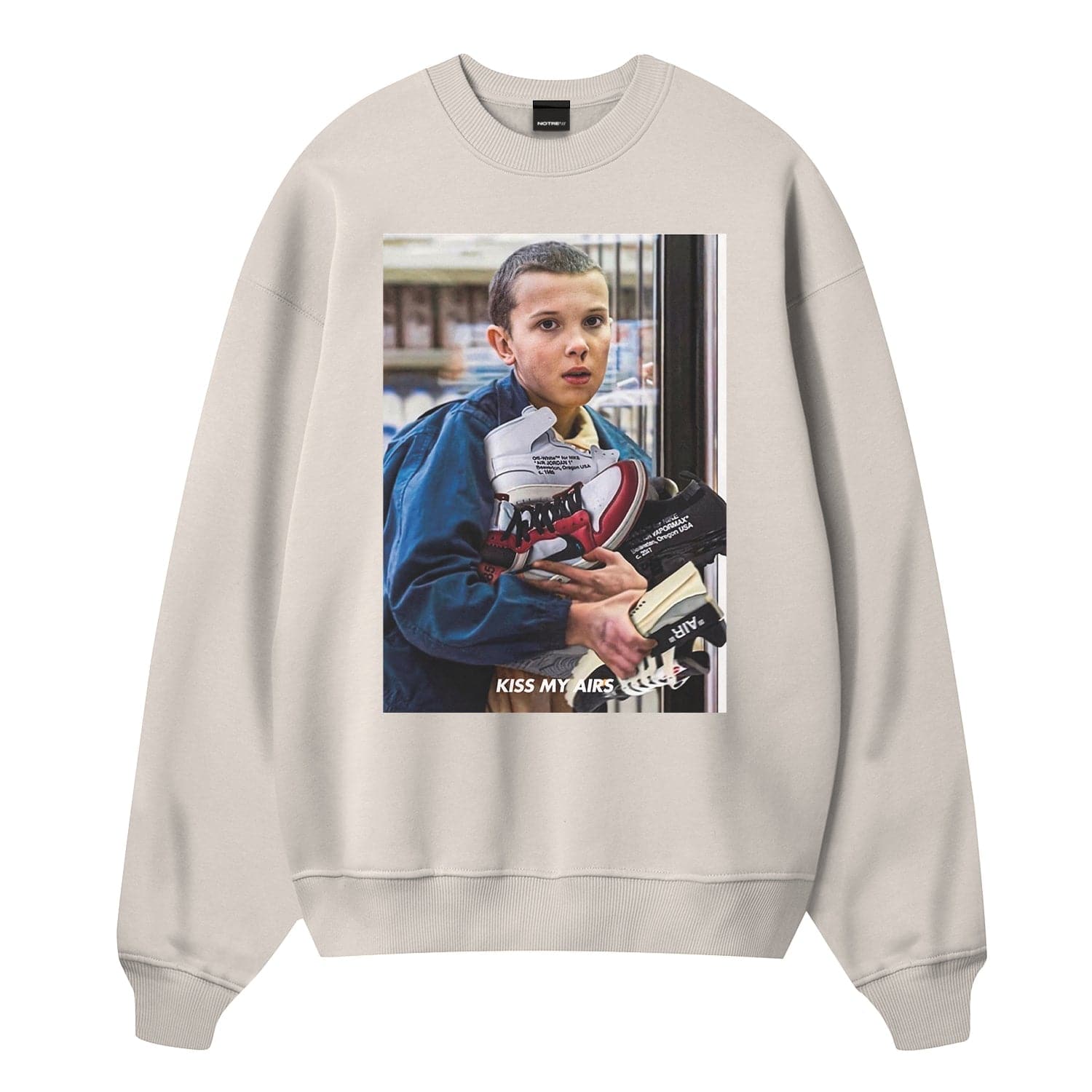 Crewneck KISS MY AIRS Iconic Undi - not for resale